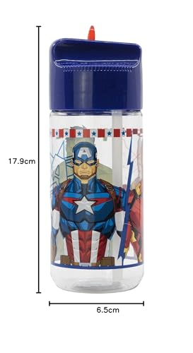 Botella Hidro 430ml Avengers cantimplora infantil reutilizable sin BPA 5