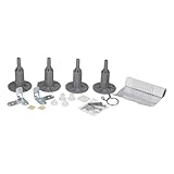 easyPART Kompatibel/Ersatz für Beko 1784430096 Montagematerial mit Füßen für integrierte Geschirrspüler