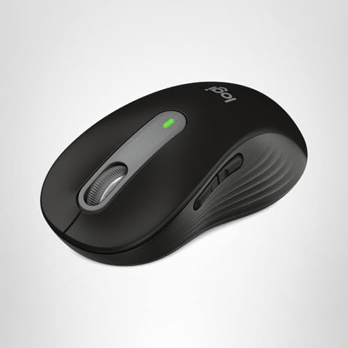 Logitech Signature M650 L Full Size Wireless Mouse - for Large Sized Hands, 2-Year Battery, Silent Clicks, Customizable Side Buttons, Bluetooth, for PC/Mac/Multi-Device/Chromebook - Black — view 12