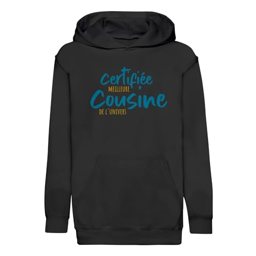 Sweat à capuche enfant meilleure cousine de l'univers : le cadeau d'anniversaire idéal