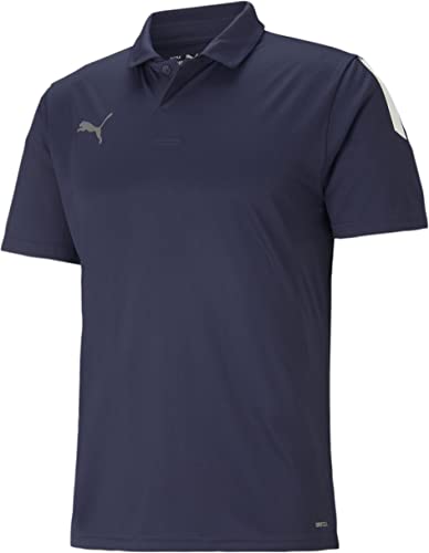 Puma Teamliga Sideline Polo, Peacoat Bianco, L Uomo