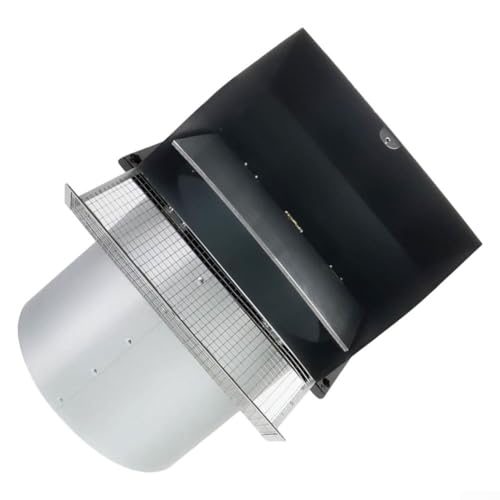 Grille d'aération extérieure inox pour hotte de cuisinière anti-vent