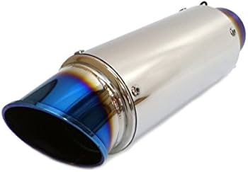 Amazon | 汎用60.5mm GPタイプ スリップオンマフラー/ステンレス