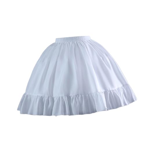 Dickly Enaguas elegantes y suaves para mujer, sin aros, para bodas, Halloween, cosplay