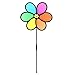 Mfacl 3pcs colorato Flower Flower Windmill Wind Spinner casa Giardino Giardino Decorazione Bambini Giocattolo Giardino Ornamento edifici all'aperto edifici Vento filatoi