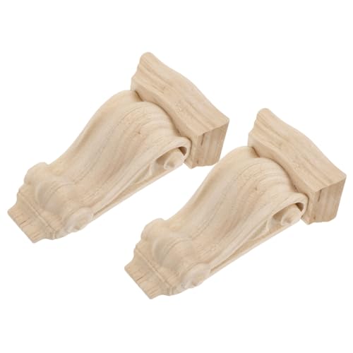 Ménsulas de madera para esquinas de puertas y salones rústicos soportes decorativos pack de 2