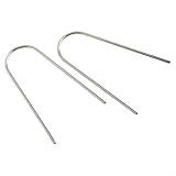 Filteilect Set di strumenti per rimozione auto, compatibile con estrazione stereo a doppio DIN, chiavi di sblocco in acciaio inox U-Style, 2 pezzi