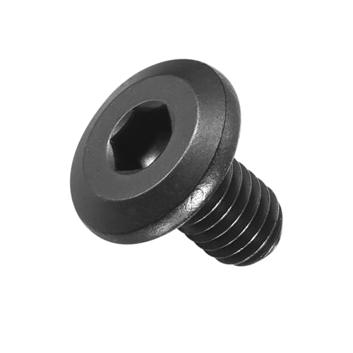 METALLIXITY Flat Head Hex Socket Cap Screws M6-1x10 30Pcs