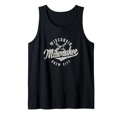 Wisconsin Milwaukee Brew City Vintage Tank Top