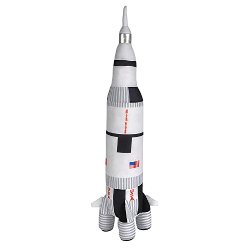 Space Shuttle Plush Toy 14 " & Saturn Rocket 17 ", Mission Ship for Kids, Christmas & Birthday Gifts for Little Astronauts, Boys & Girls, Soft & Huggable, Fun, Great for Imaginative Play - Thumbnail 5