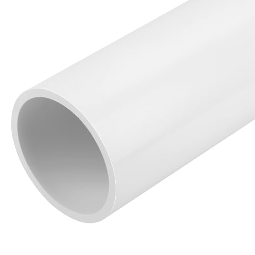 CKVIHAV 3 Inch PVC Pipe 17" Long White Sch40 Industrial PVC