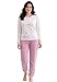Intimitaly Vanuè Pigiama Donna Cotone 100%, Lungo con Maglia Bottoni e Pantalone, Leggero e Traspirante, Primavera e Mezze Stagioni (IT, Testo, L, Regular, Regular, VS1029 VAR-2)