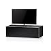 Produktbild Sonorous EX12-BLK Luxus Glas und Holz aufgebauter Schrank mit versteckte IR Repeater System für Fernsehen bis 60 Zoll.