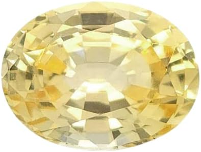 WorldwideGems Sri Lankan Ceylon Certified Natural Pukhraj Original Pushparaga 6 Ratti 5.5 Carat Yellow Sapphire Lab Certified
