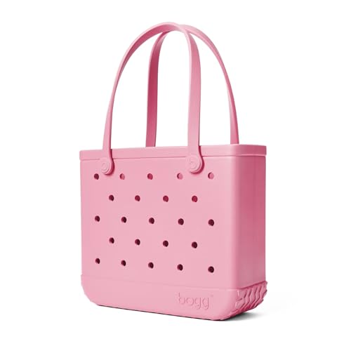 BOGG BAG Medium Tote 15 x 12.5 x 5 Durable Washable Tip-proof Beach Pool Boat Work Sports (Blowing Pink Bubbles)