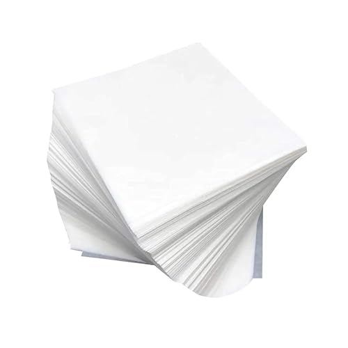 Image of Butter Paper Sheets Grease Proof Baking Paper, Used in Baking, Cooking, Wrapping, Grilling, Steaming, Frying Color White Size 10 inch X 10 inch Pack of 100