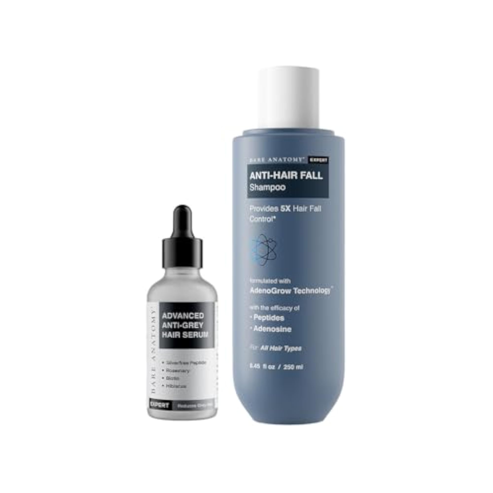Advanced Anti-Grey Serum & Anti-Hair Fall Shampoo Set