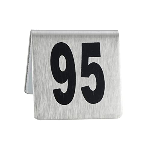 Hemobllo 10Pcs Stainless Steel Memo Holder Black Table Number Stand for Weddings Parties and Events Creative Desktop Clip for Business and Home Decor