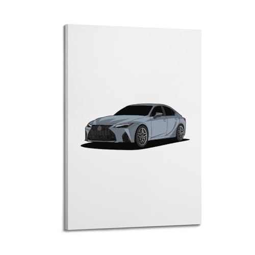 Poster JDM de voiture de sport luxe GUOYIN 60x90 cm pour chambre