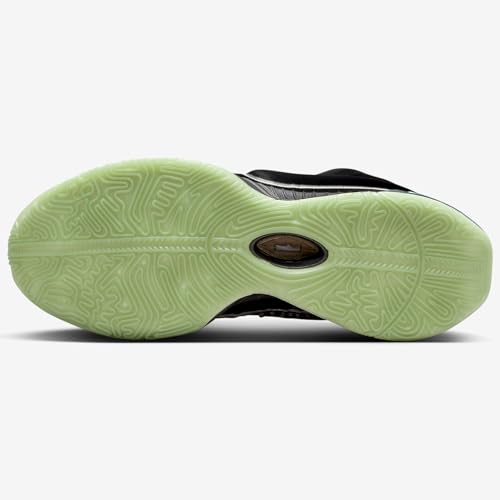 Image of NIKE Lebron XXI Tahitian Basketball Shoes (FB2238-001, Black /Iron Grey /Oil Green /Metallic Pewter) Size 6.5
