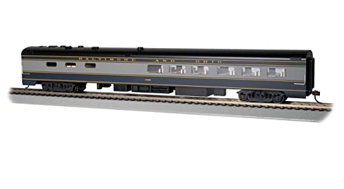 Bachmann Trains - 85' Smooth-Side Dining CAR with Lighted Interior - B&O® #1035 - HO Scale