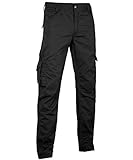 Not Water Resistant,Constuction ,Herren,Black,modelname Cadiz,Hosen,4Work