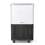 SHINCO 10L/Day Energy Efficient Electric Compressor Dehumidifier for home,Carbon Air Purifier, Continuous Drainage，Auto Restart，Laundry Drying，24 Hour Timer，Damp Mould Control