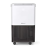 SHINCO Deshumidificador de aire silencioso 10L/día, para Max 15㎡, función de deshumidificación, purificación, secadora, temporizador 24h, depósito de agua transparente, fácil de controlar