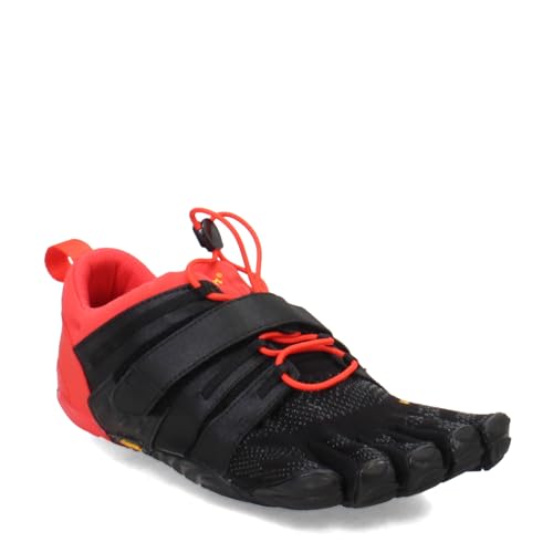 Vibram Tênis masculino FiveFingers V-Train 2.0 Fitness and Cross Training, Preto/vermelho, 8.5-9