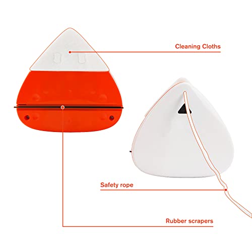 Eazer Magnetic Window Cleaner, Double-Sided Window Cleaning Equipment, Glass Wiper Cleaning Tools, Outside Window Cleaner, 6-Gear Adjustable For High-Rise Window Cleaning(Fits 0.12''-1.26'' Thickness) #TOP3