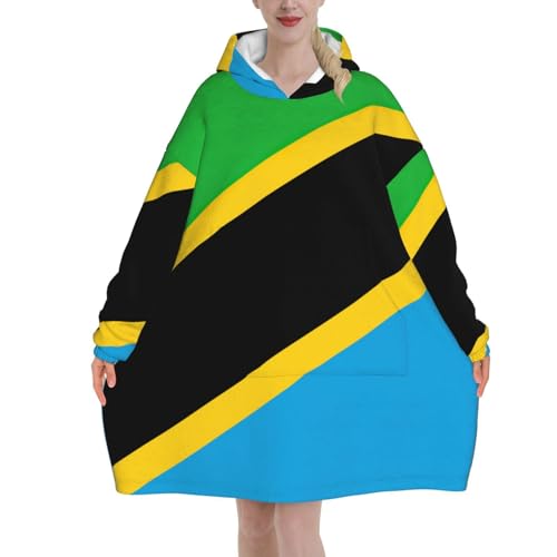 Couverture à capuche flanelle Tanzanie contre le froid à la maison