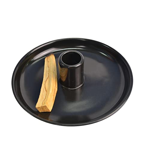 Palo Santo Holder, Palo Santo Burner, Ceramic Palo Santo Holder, Palo Santo Sticks Holder, Smudge Bowl, Sage Holder, Crystal Holder (Black) #TOP2
