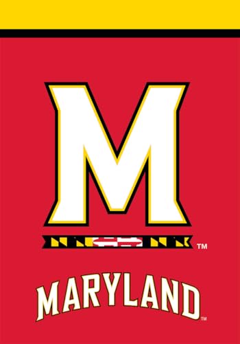 Briarwood Lane Garden Flag 12x18 For Outdoor Maryland Terrapins NCAA Licensed Garden Flag Flags For Outside