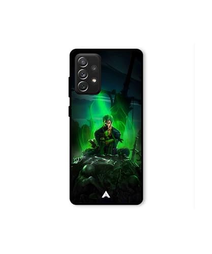 Image of Premium Anime 1 Case for Samsung Galaxy A72 (Glossy Finish) Soft-Touch Metal TPU Back Cover, Shockproof, Designer, Aesthetic Mobile Phone Case