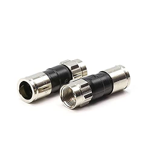 50-Pack RG6 Quad Compression Connectors PPC EX6XL Approved for Most Satellite or Cable Coax by C.P. Company - Image 3