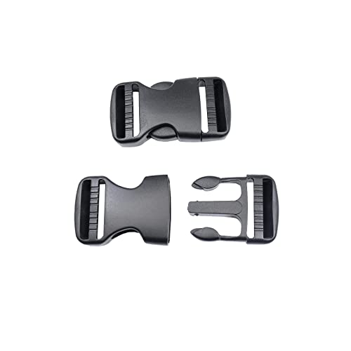 Baitoo Quick Side Release Buckles 1 1/4inch Heavy Duty Plastic Buckle Clips Snaps 1.25\" Belt Buckle Clasp Backpack Buckle Replacement for Strap 1.25 inch (1.25inch(32mm)-2 Sets)