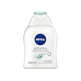 NIVEA Sabonete Líquido Íntimo Natural 250ml, Limpeza Suave, Mantém pH Natural, Óleo de Jojoba, Cuidado Delicado, Uso Diário