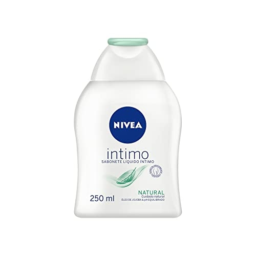 NIVEA Sabonete Líquido Íntimo Natural 250ml, Limpeza Suave, Mantém pH Natural, Óleo de Joj... NIVEA Sabonete Líquido Íntimo Natural 250ml, Limpeza Suave, Mantém pH Natural, Óleo de Joj...