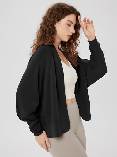 ODODOS Women's Modal Soft Open Front Cardigans Long Sleeve Casual Wrap Outwear2