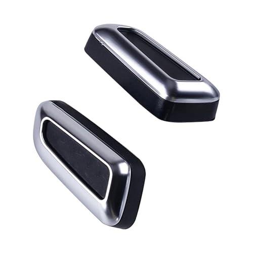 Bouton de réglage de siège antidérapant avec cache-bouton chromé pour VW Tiguan et Passat CC