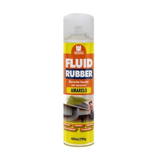 Borracha Líquida Amarela 400ml/290g - Fluid Rubber