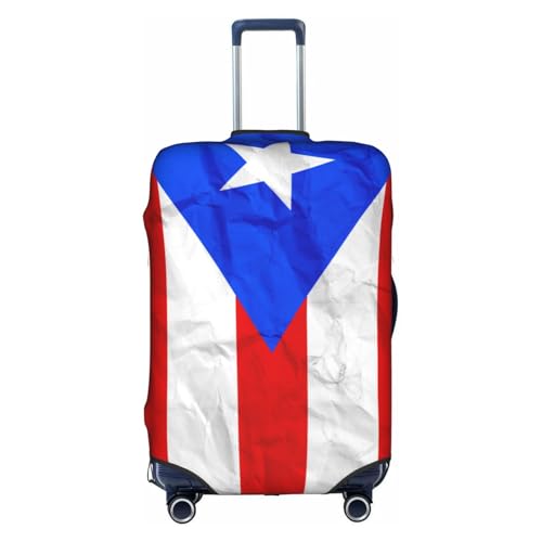 Universal Stretch Suitcase Cover Puerto Rico Flag Carry On Luggage Sleeve Anti Scratch Travel Baggage Protector for Women X-Large