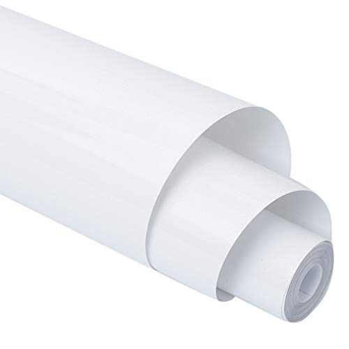 EATOP HTV Heat Transfer Vinyl, Easy to Weed Iron On Vinyl for T-Shirts 12 Inch x 10 Feet Rolls (White)