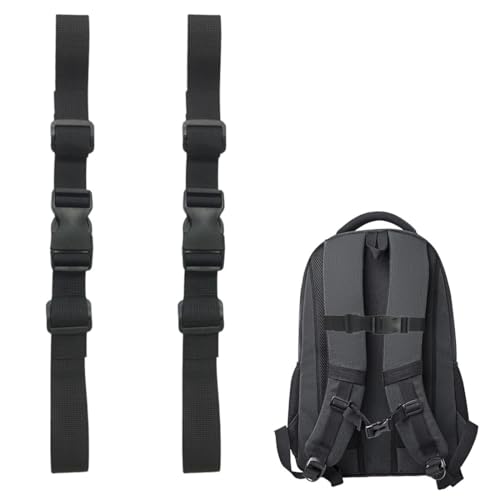 COYUN 2 Pcs Correa de Pecho para Mochila, Reemplazar la Mochila Ajustable de Nailon con Hebillas Nylon Antideslizante Correa, Accesorios para Jogging,Senderismo y Salir a Correr