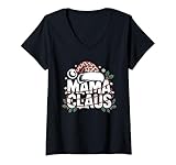 Photo Gallery donna mama claus leopard cappello babbo natale luci donne mamma maglietta con collo a v Photo Gallery donna mama claus leopard cappello babbo natale luci donne mamma maglietta con collo a v
