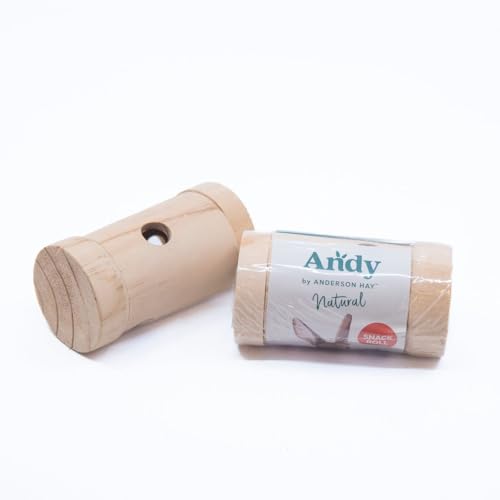 Andy Natural Snack Roll – Brinquedo de distribuição de petiscos interativo para coelhos, porquinhos-