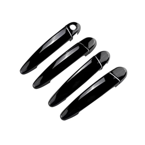 �h�A�n���h���J�o�[ Compatible With For X5 E70 2007-2013 For X6 E71 2008-2014 �ԊO���h�A�n���h���v���J�o�[�g�����Z�b�g(Bright Black)