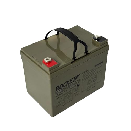 ROCKET RKT12350 IT(U1) 12V 35Ah Sealed Lead Acid AGM Battery – Rechargeable, Maintenance-Free, Non-Spillable with U1 Insert Terminals – Ideal for Mobility, Solar, UPS, and Backup Systems - Thumbnail 2