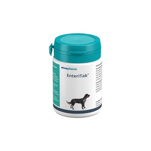 almapharm EnteriTab 20 Tabletten | 20 g | Diätergänzungsfuttermittel für Hunde | Kann bei akuter Resorptionsstörung des Darms bei und nach akutem Durchfall unterstützen