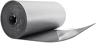 Dripex Self Adhesive Aluminium Foil Insulation, Thermal Soundproof Cotton Layer, Heat Reflector & Radiant Barrier, Ideal for Roofs, Walls & Camper, 5mm, 0.5m x 10m(5)